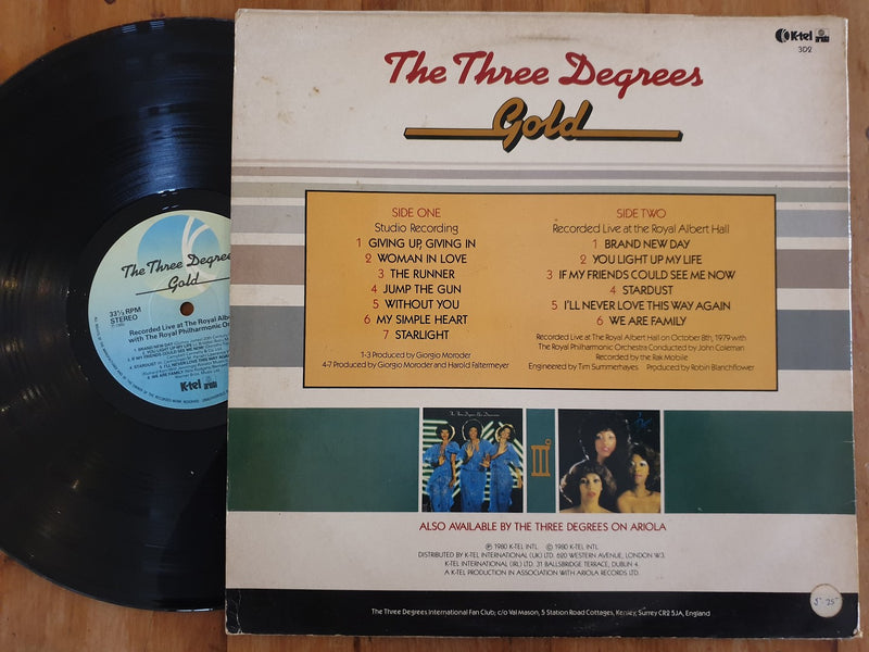 The Three Degrees - Gold (UK VG)