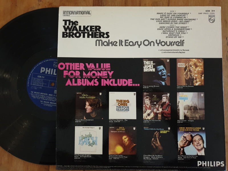 The Walker Brothers – Take It Easy With The Walker Brothers (UK VG+)