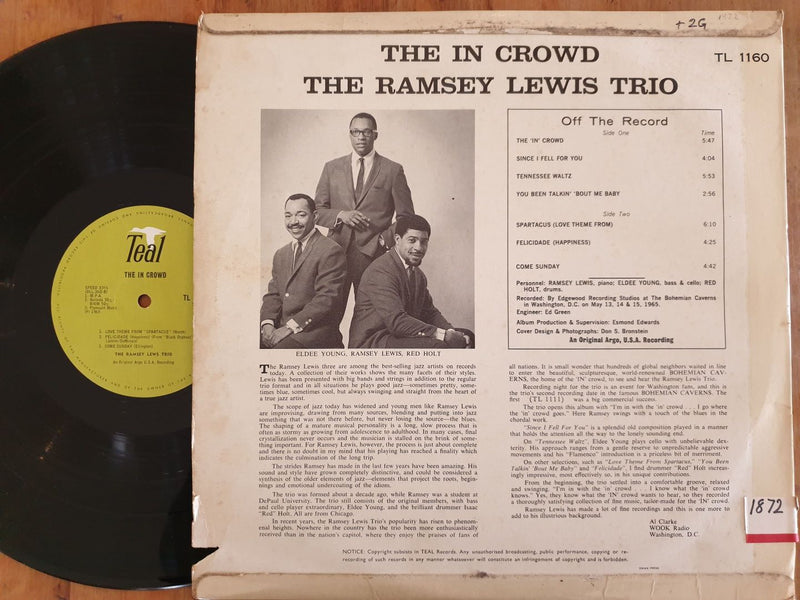 Ramsey Lewis Trio - The In Crowd (RSA VG)