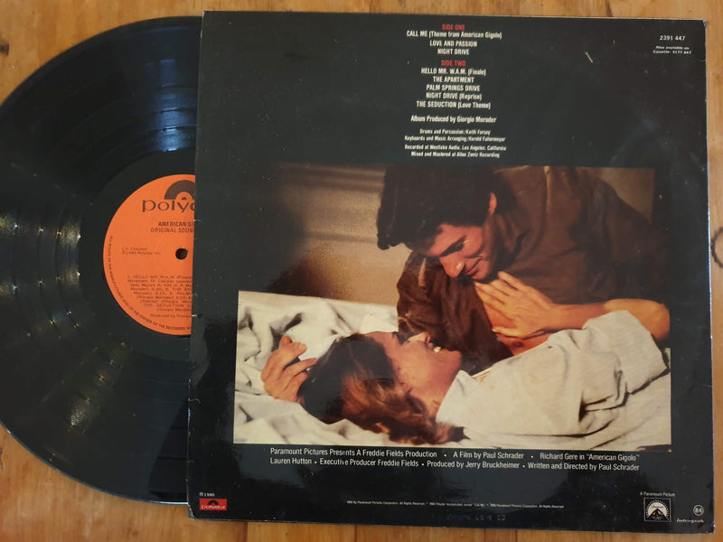 Giorgio Moroder – American Gigolo (Original Soundtrack Recording) (RSA VG+)