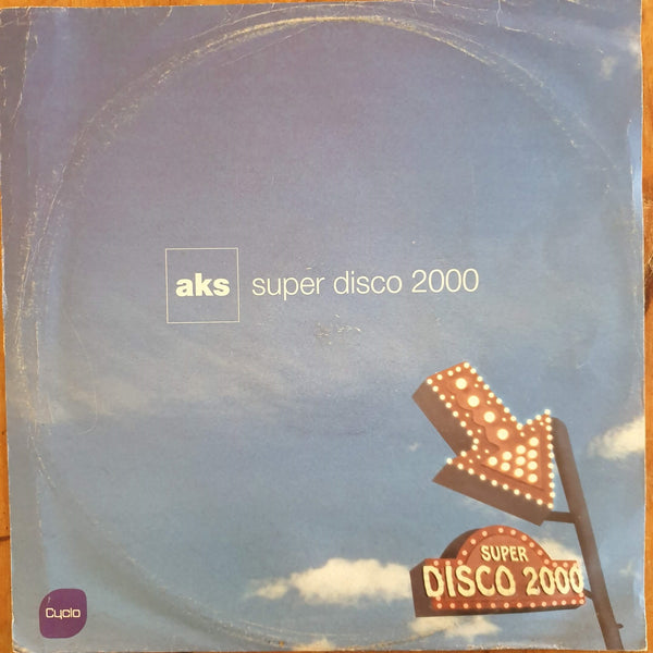 AKS – Super Disco 2000 12" (UK VG)
