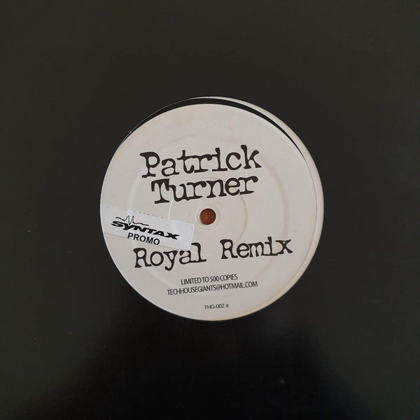 Crenshaw / Patrick Turner – Don't Want None / Royal Remix 12 (US VG)