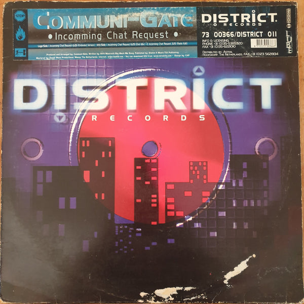 Communi-Gate – Incoming Chat Request 12" (Holland VG)