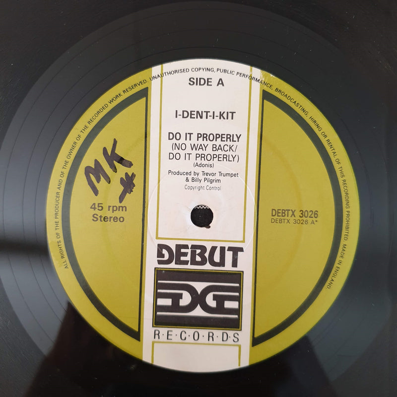 I-Dent-I-Kit – The House Bootlegs 12" (UK VG)