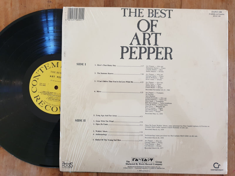 Art Pepper - The Best Of Art Pepper (RSA VG+)