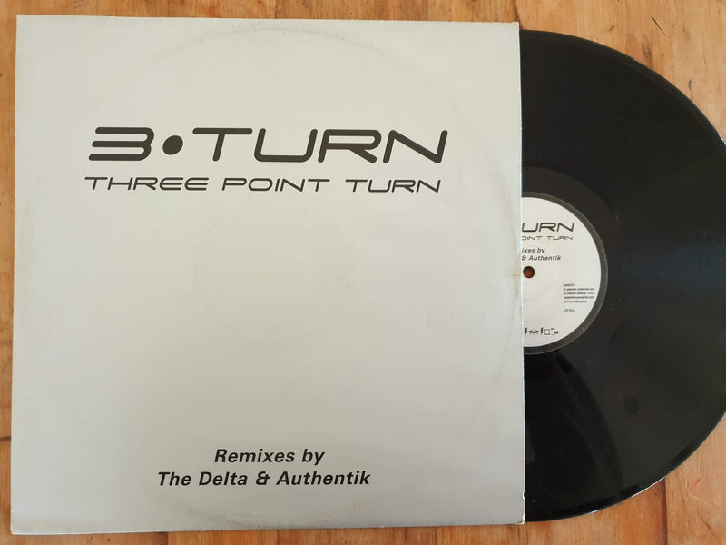 Three Point Turn ‎– Remixes (Germany VG) 12"