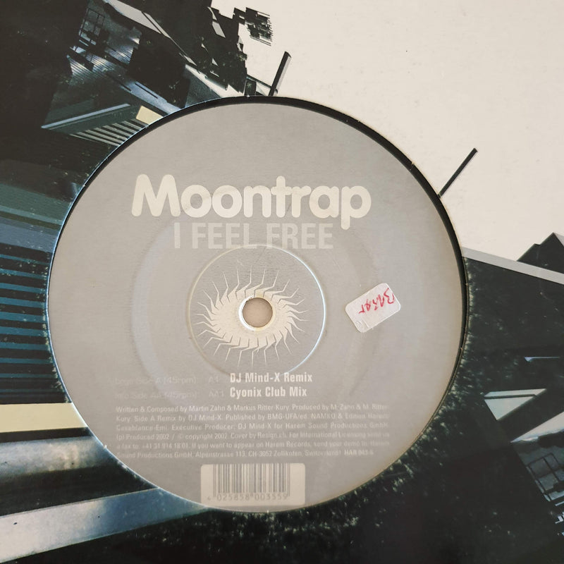 Moontrap – I Feel Free (Switzerland VG-)