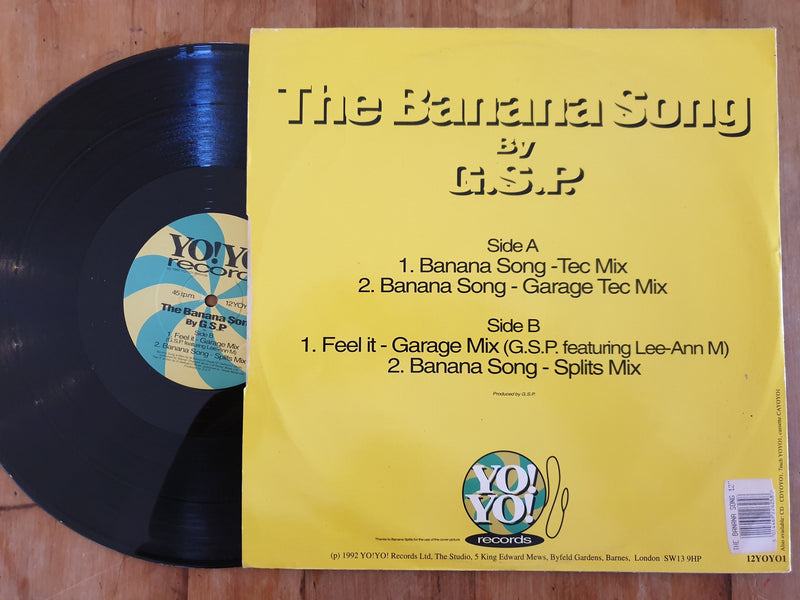 G.S.P. – The Banana Song (UK VG)