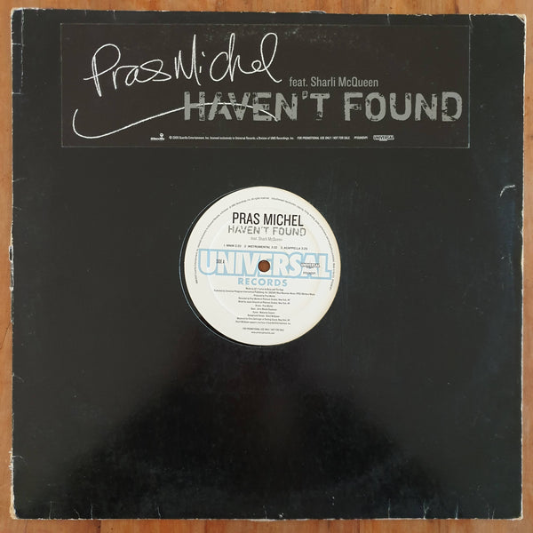 Pras Michel feat. Sharli McQueen - Haven't Found (USA VG) 12"