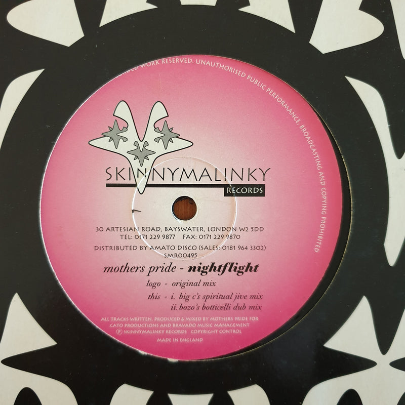 Mothers Pride – Nightflight 12" (UK VG+)