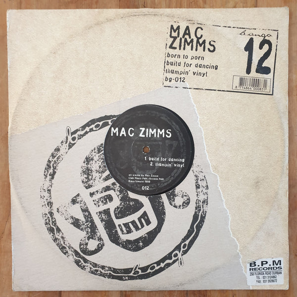 Mac Zimms – Born To Porn (UK VG) 12"