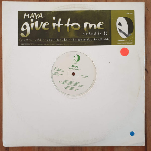 Maya – Give It To Me 12" (USA VG+)