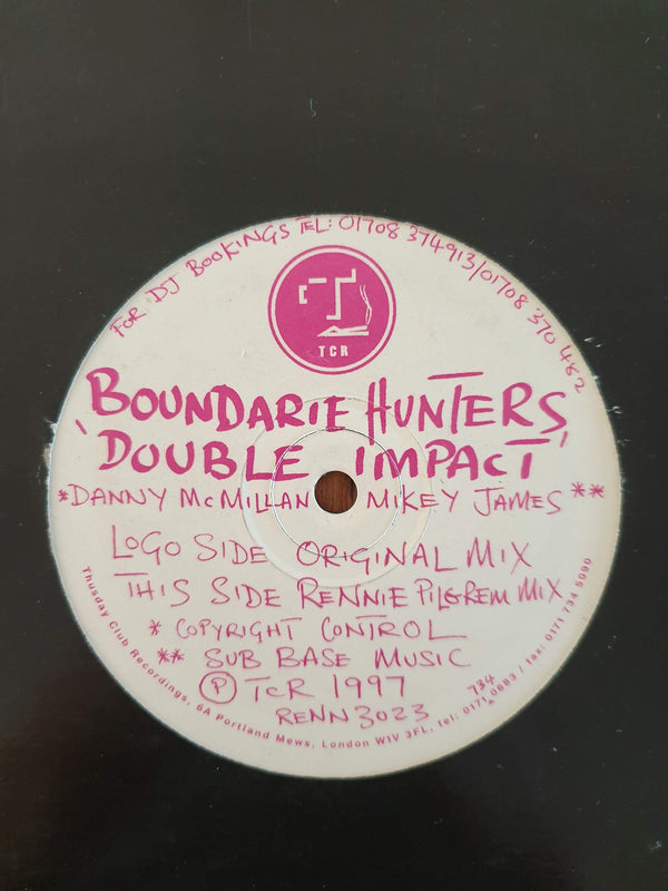 Boundarie Hunters – Double Impact 12" (US VG)