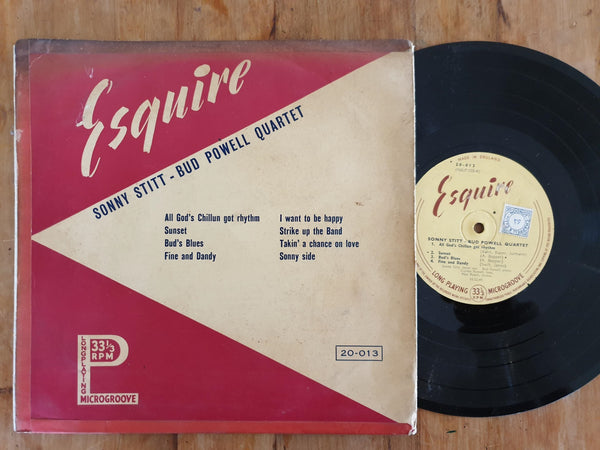 Sonny Stitt And Bud Powell – Sonny Stitt And Bud Powell Quartet (UK VG ) 10"