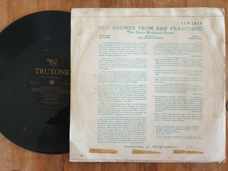 The Dave Brubeck Octet – Old Sounds From San Francisco 10" ( RSA VG-)