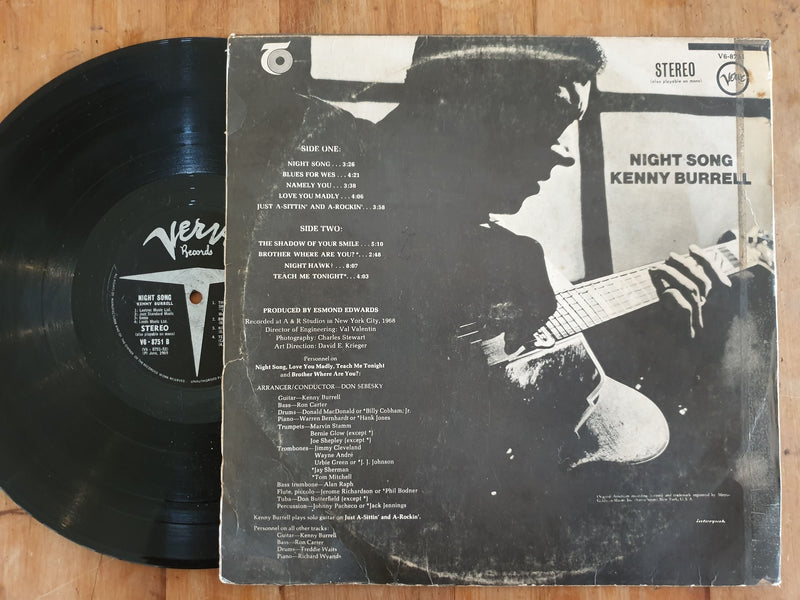 Kenny Burrell - Night Song (RSA VG)