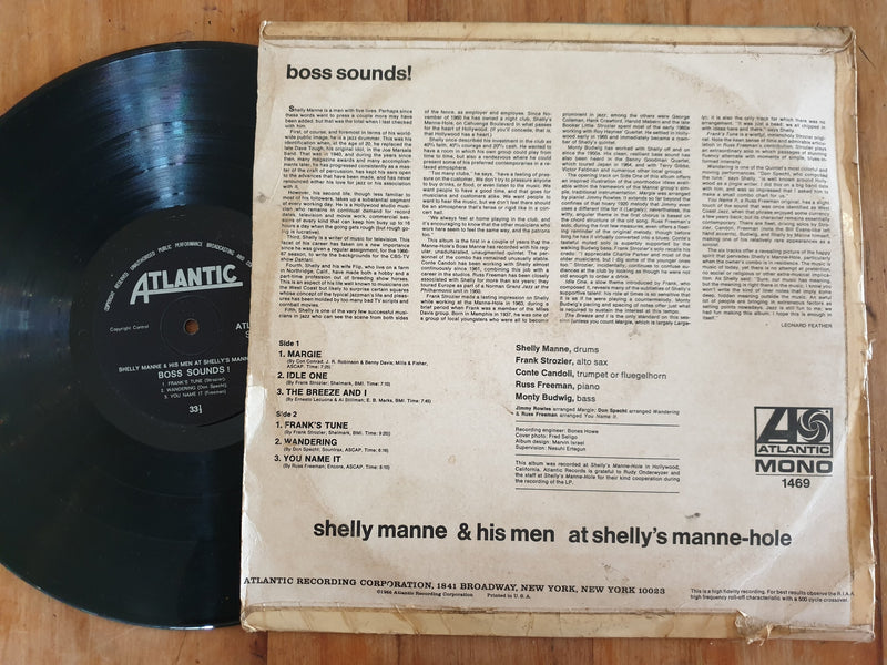 Shelly Manne & His Men – Boss Sounds! (RSA VG)
