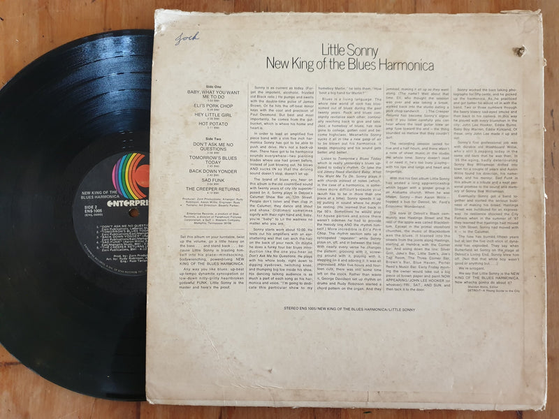 Little Sonny - New King Of The Blues Harmonica (USA VG)