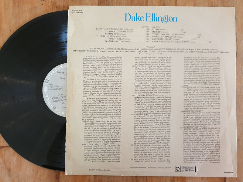 Duke Ellington - The Bethlehem Years Vol. 1 (RSA VG+)