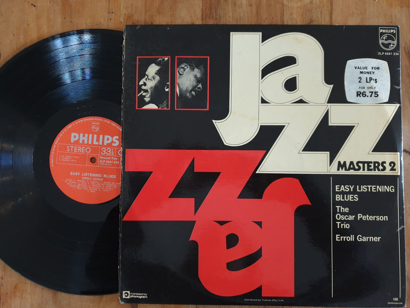 The Oscar Peterson Trio, Erroll Garner – Jazz Masters 2 - Easy Listening Blues (RSA VG+) 2LP Gatefold