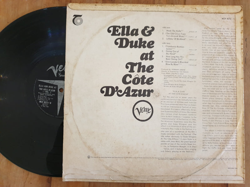 Ella & Duke At The Cote D'Azur Part 1 (RSA VG+)