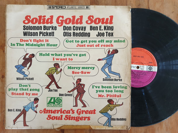 Various – Solid Gold Soul (America's Great Soul Singers) (UK VG-)