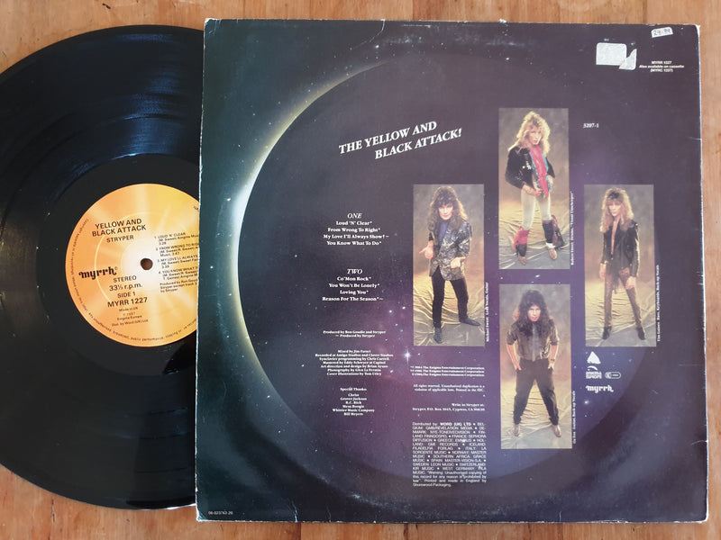 Stryper – The Yellow And Black Attack (UK VG+)