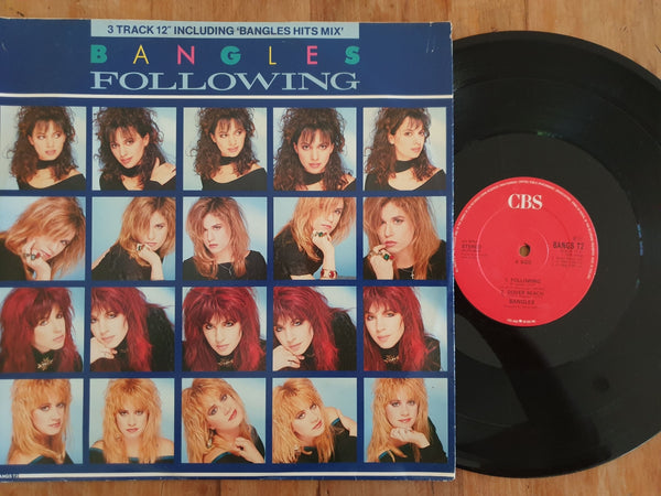 Bangles – Following (UK VG) 12"