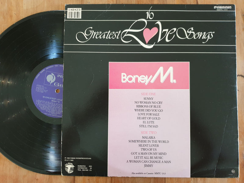 Boney M. - 16 Greatest Love Songs (RSA VG+)