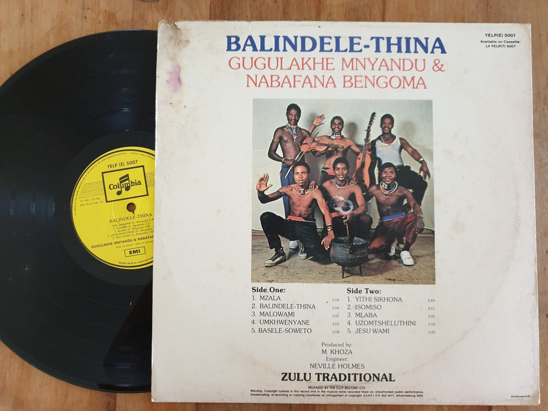 Gugulakhe Mnyandu & Nabafana Bengoma - Balindele-Thina (RSA EX)
