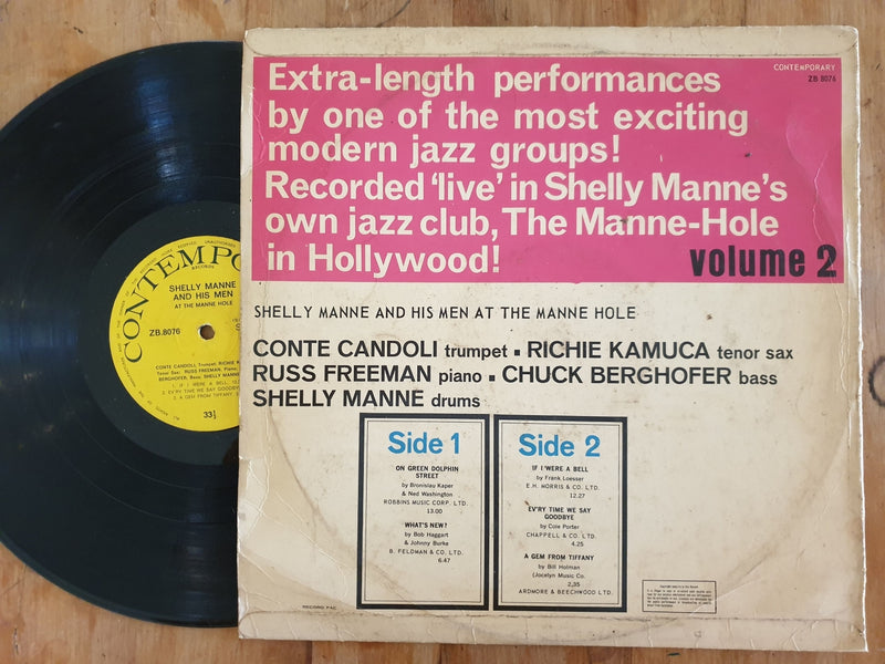 Shelly Manne And His Men – Live! Shelly Manne & His Men At The Manne Hole (RSA VG)