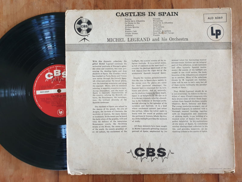 Michel Legrand And His Orchestra – Castles In Spain (RSA VG)