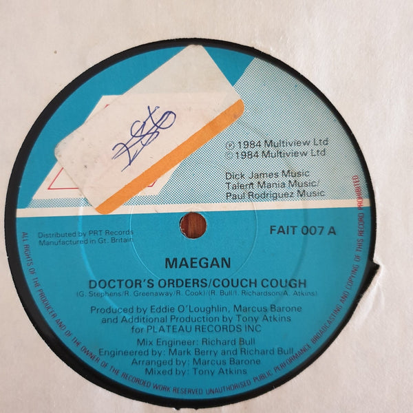 Maegan – Doctor's Orders/Couch Cough 12" (UK VG)