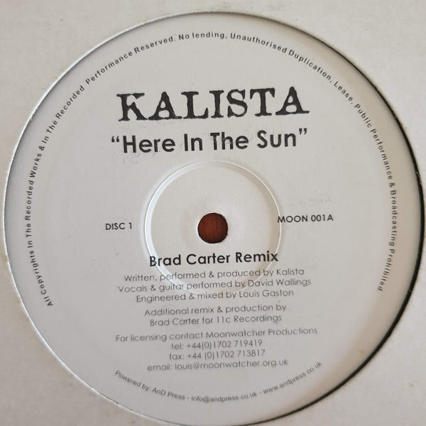 Kalista – Here In The Sun (UK VG+) 12"