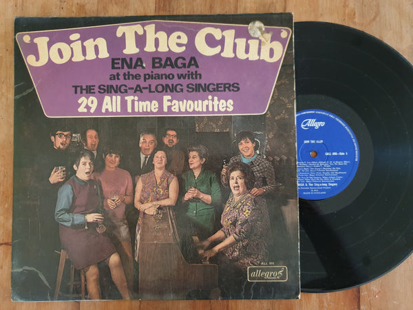 Ena Baga At The Piano With The Sing-A-Long Singers – Join The Club (UK VG)