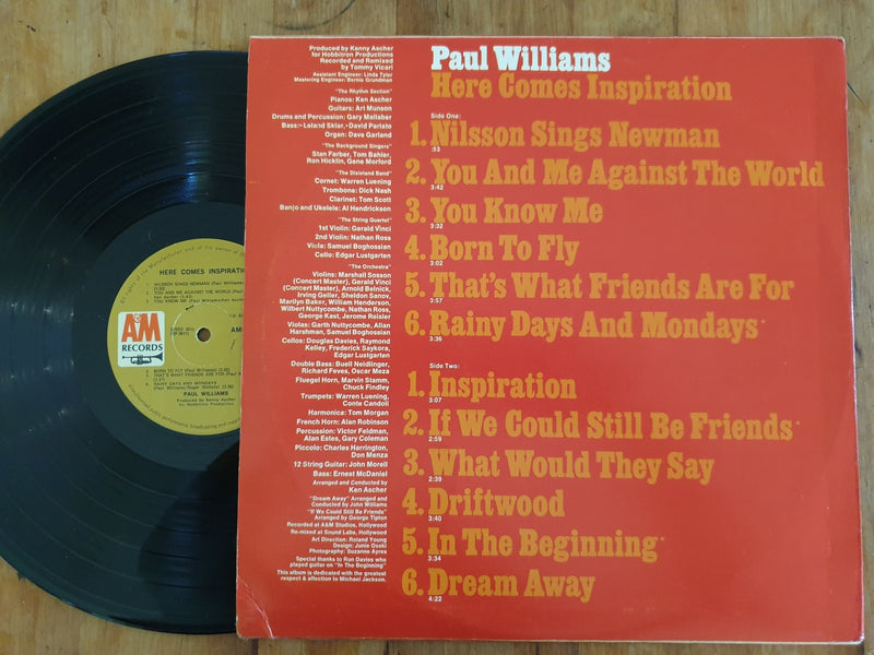 Paul Williams - Here Comes Inspiration (RSA VG)