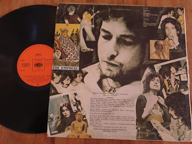 Bob Dylan - Desire (RSA VG)