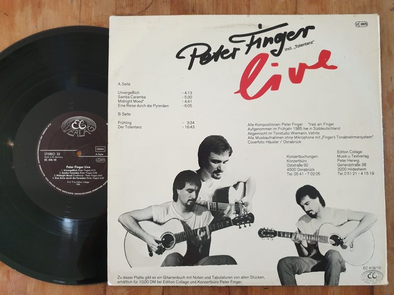 Peter Finger – Live Incl. Totentanz (Germany VG)