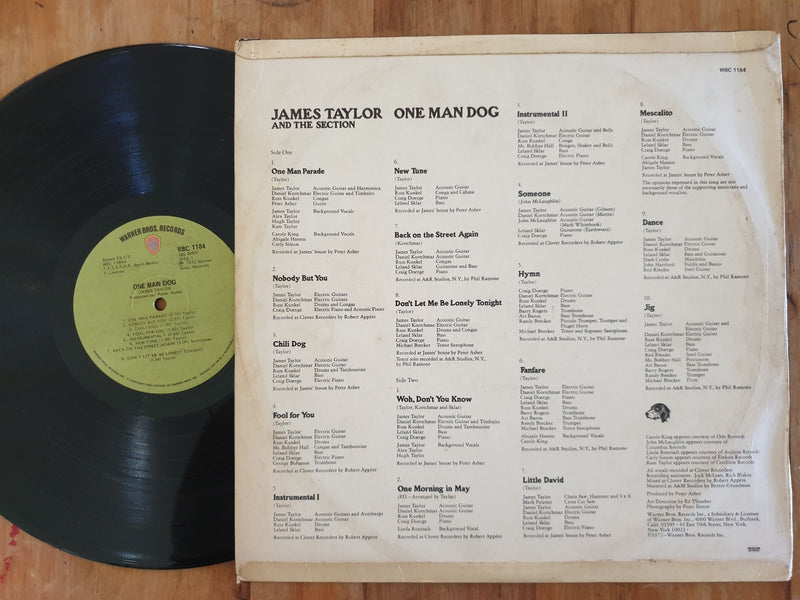 James Taylor - One Man Dog (RSA VG+)