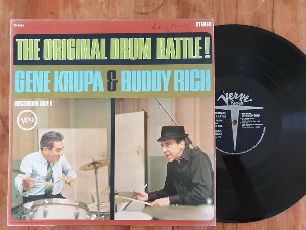 Gene Krupa & Buddy Rich - The Original Drum Battle (USA VG)