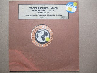 Studio 45 Freak It Remixes By Pete Hella | Black Orch Remixes (UK VG+)