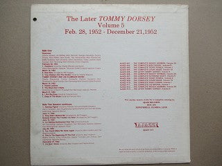 Tommy Dorsey | The Later Tommy Dorsey Volume 5 (USA EX)