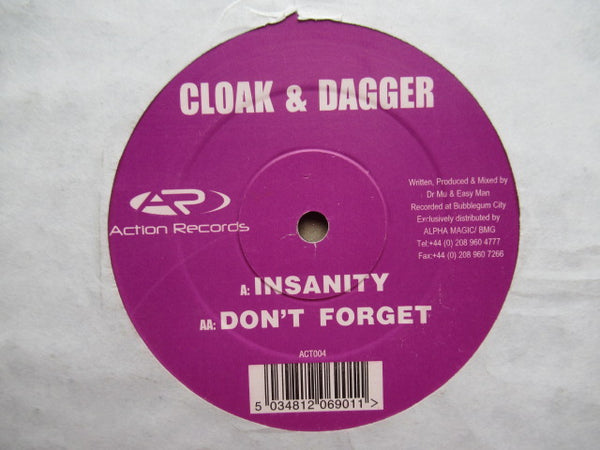 Cloak & Dagger | Insanity (UK VG)