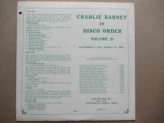 Charlie Barnet | In Disco Order Volume 21 (USA EX)