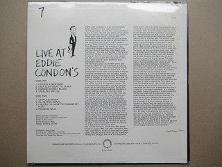 Eddie Condon – Live At Eddie Condon's (USA New)