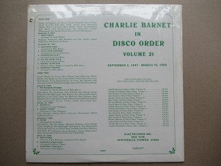 Charlie Barnet | In Disco Order Vol. 21 (USA EX)