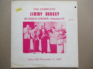 Jimmy Dorsey | The Complete Jimmy Dorsey In Disco Order Vol. 27 (USA EX)