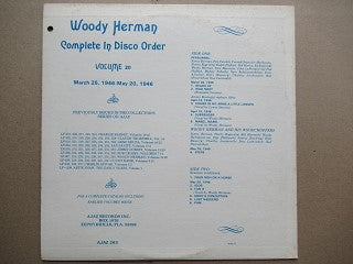 Woody Herman | Complete In Disco Order Volume 20 (USA EX)