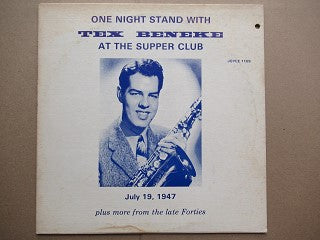 Tex Beneke | One Night Stand With Tex Beneke At The Supper Club July 1947 (USA Sealed)