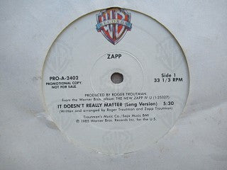 Zapp | Ja Ready To Rock It Doesn't Really Matter (USA VG)
